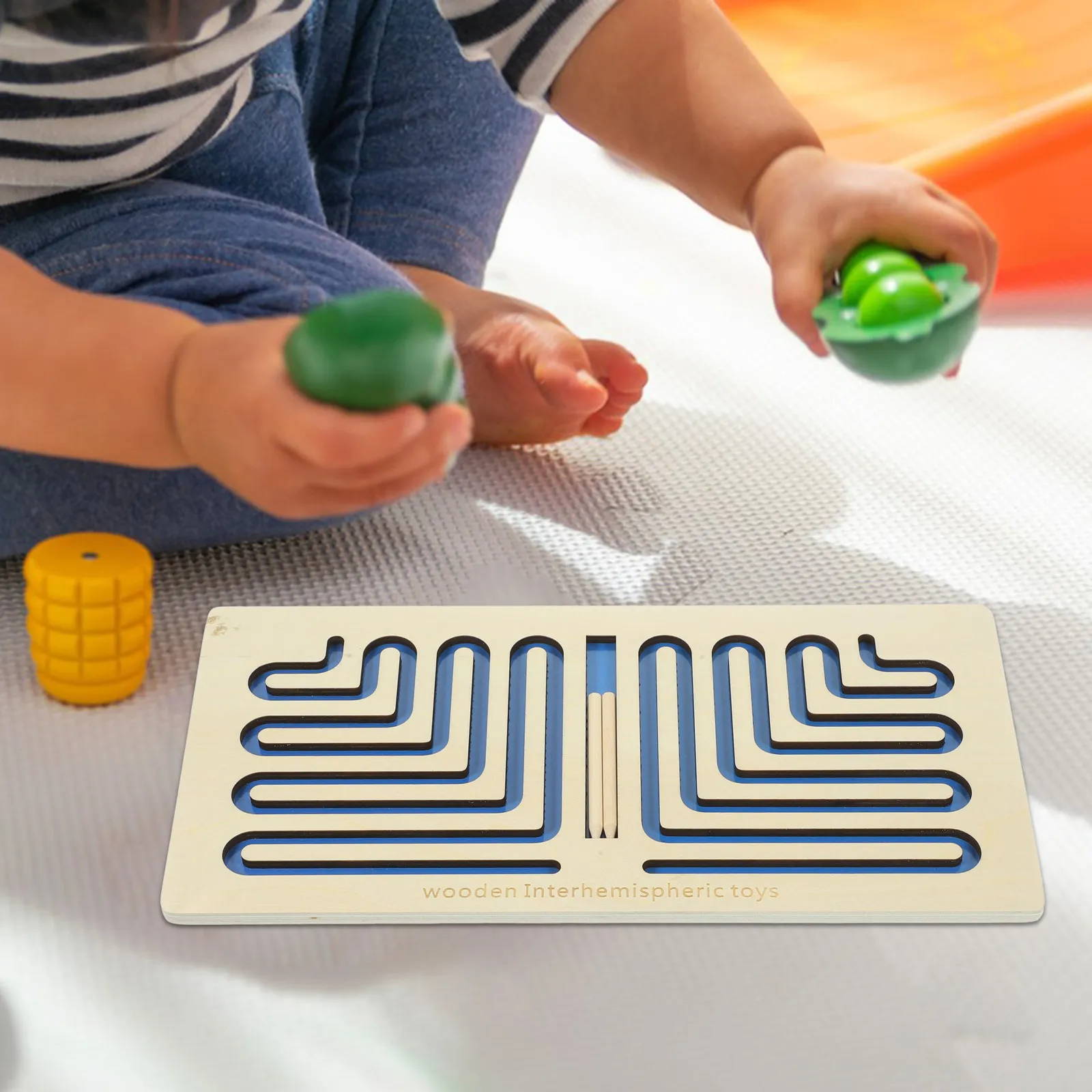 

Набор из 1 предмета: Деревянный лабиринт для развития межполушарной координации, развивающая игрушка для детей, для раннего обучения и когнитивного развития