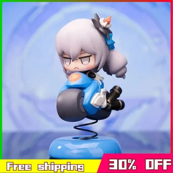 10cm Mihoyo/Honkai Impact 3 Anime Figure Bronya Q-version Car Assembled Model Beautiful Girl Peripherals Anime Action Figure Gifts Toys