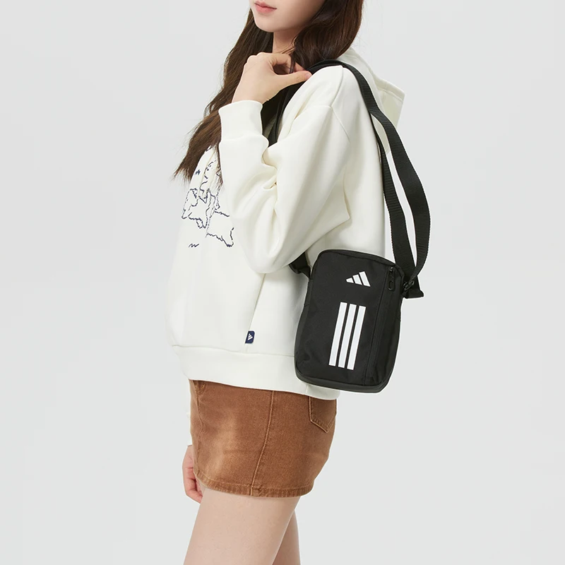 Adidas Shoulder Bag, Men's and Women's Bag, Crossbody Bag, Outdoor Leisure Bag, Fitness Running Small Bag Jz7085-1