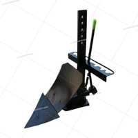 Simple small left and right flip trenching plough trencher Double-sided plough Adjustable cultivated land machine Agricultural