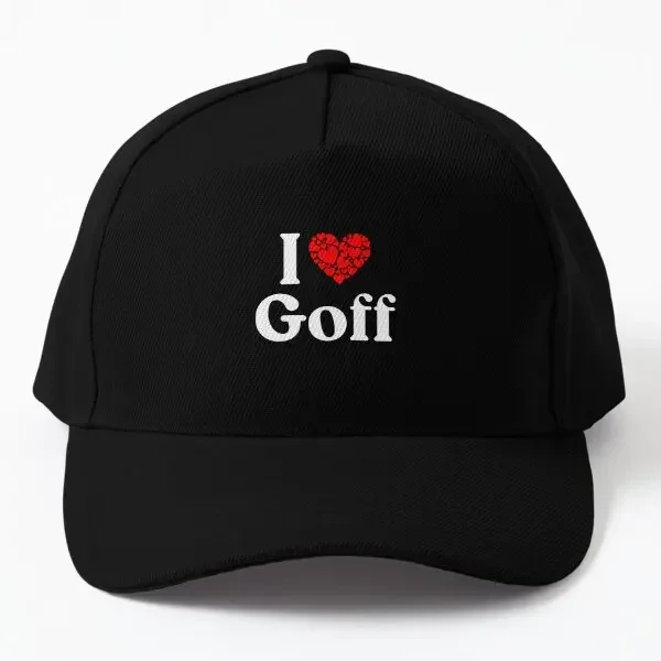 

Бейсбольная кепка Goff Heart I Love Goff Hat Czapka мужская однотонная черная женская кепка для мальчиков Sun Snapback Casquette Casual Hip Hop Sport