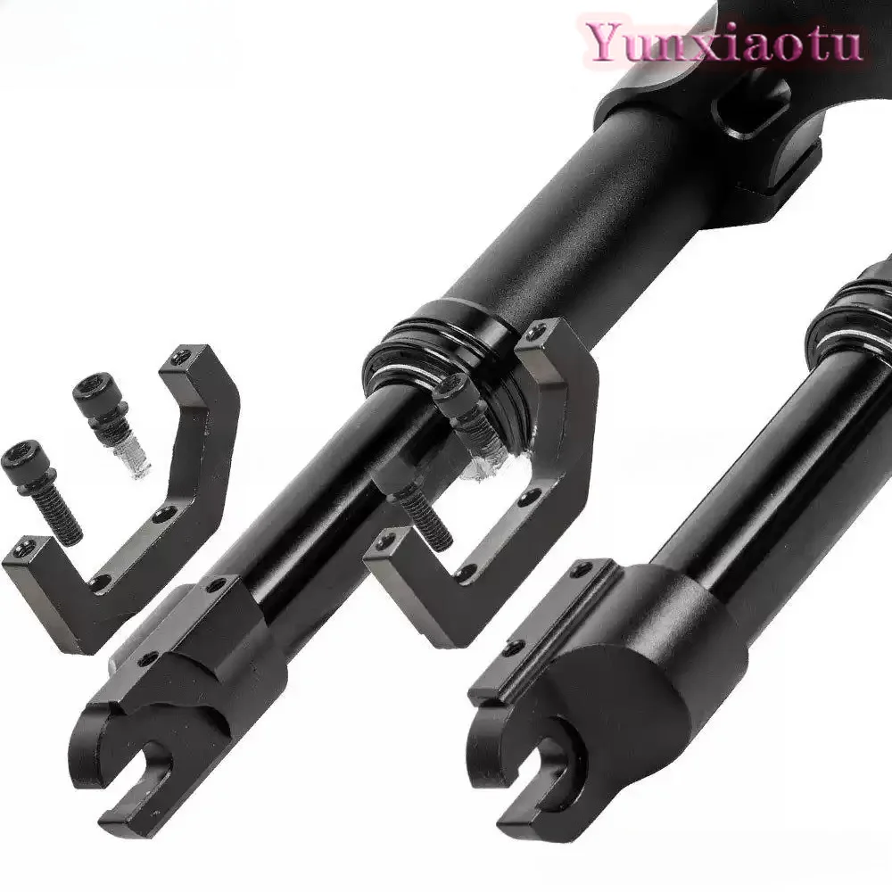 12 Inch Dual Brake Inverted Spring Suspension Fork 4.0 Fat Tire 135mm Width for Snow Bike E-Bike