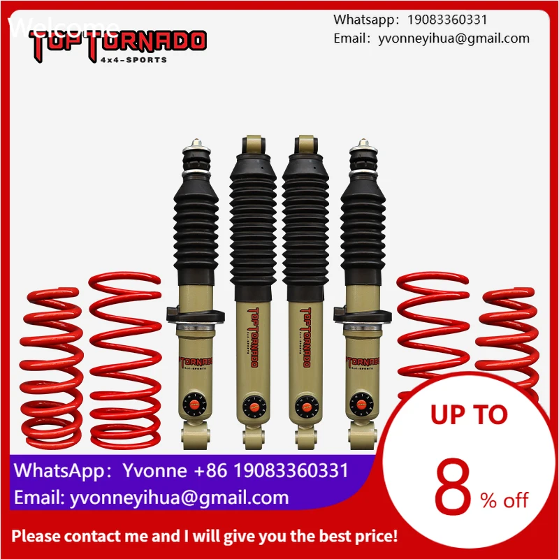 

Внедорожный 2-дюймовый подъемный комплект подвески с мягкими и жесткими регулируемыми амортизаторами 4X4, подходит для Mitsubishi Pajero SPORT