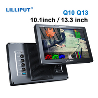 LILLIPUT Q10 Q13 10.1/13.3 inch On-Camera Monitor Support-HDM12.0 2x12G-SDI Ultra High Brightness 3D LUT HDR DSLR Camera Monitor