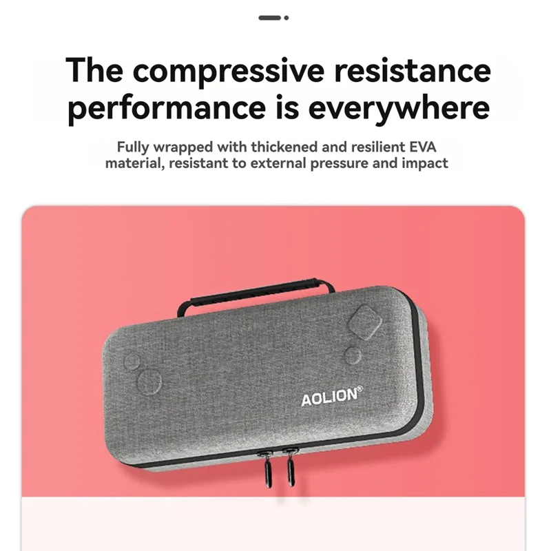 Aolion ل Asus ROG ALLY حقيبة حمل محمولة إيفا الصلب للصدمات السفر واقية حقيبة التخزين لملحقات Rog Ally