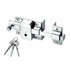 Left  Right Open Garden Fence Door Cross Key Old-fashioned External Lock Heavy-duty Wooden Door  Bolt Anti-theft Door Lock Bolt