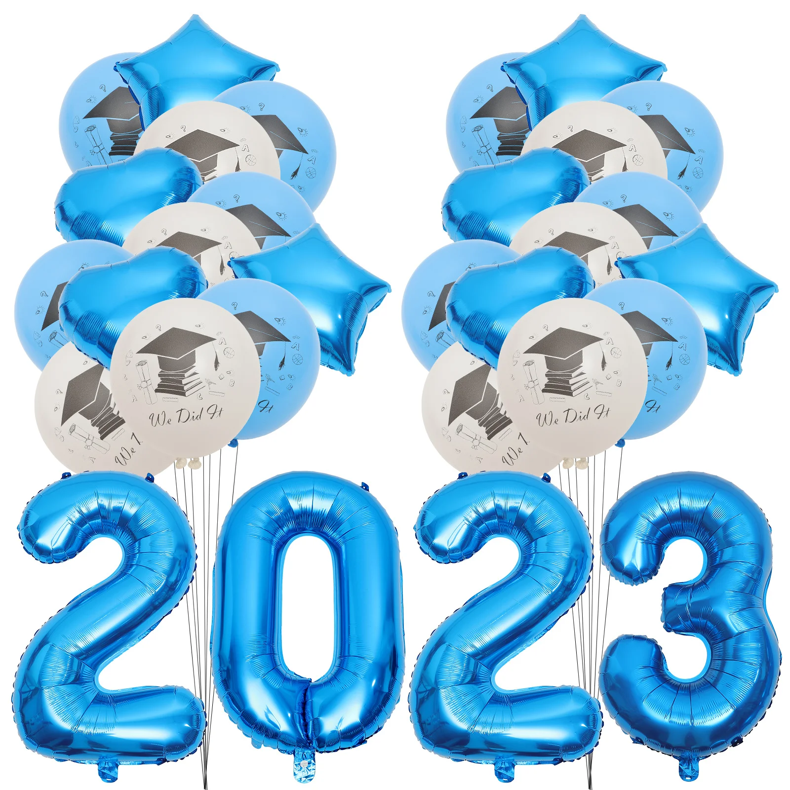 

1Set Graduation Themed Balloons Party Decoration Material Perfect for 2023 Graduation Season Party Balloons