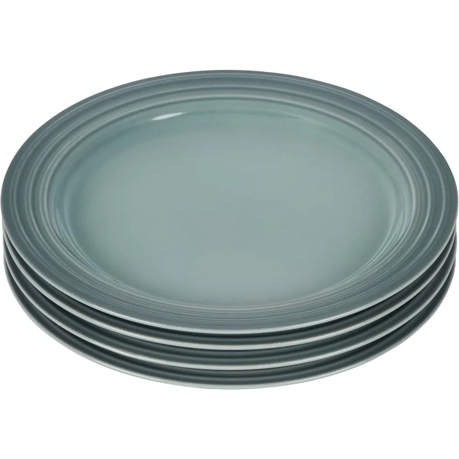 

Stoneware Set of 4 Salad Plates 8.5" each Sea Salt