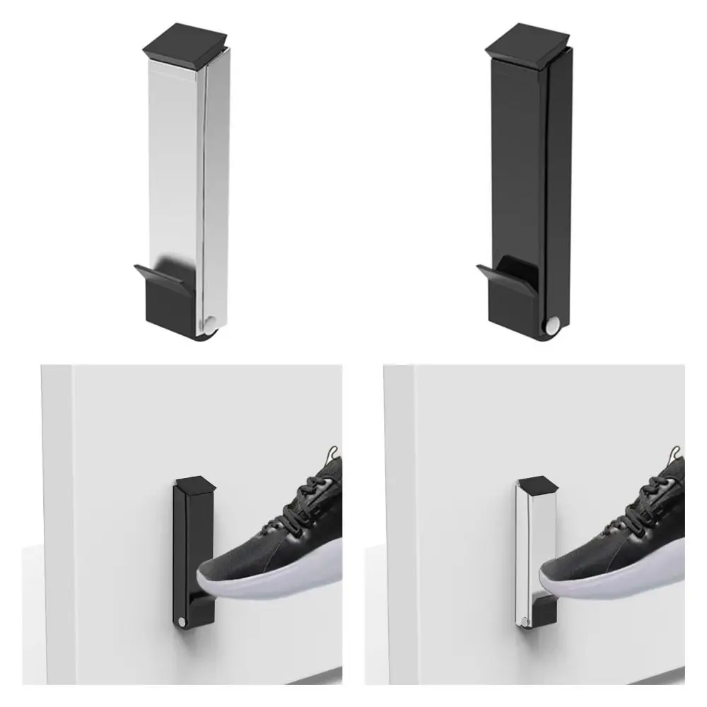 

No Drilling Flip Door Stopper Self Adhesive Anti-collision Door Holder Keeper Kick Down Door Stop Safety