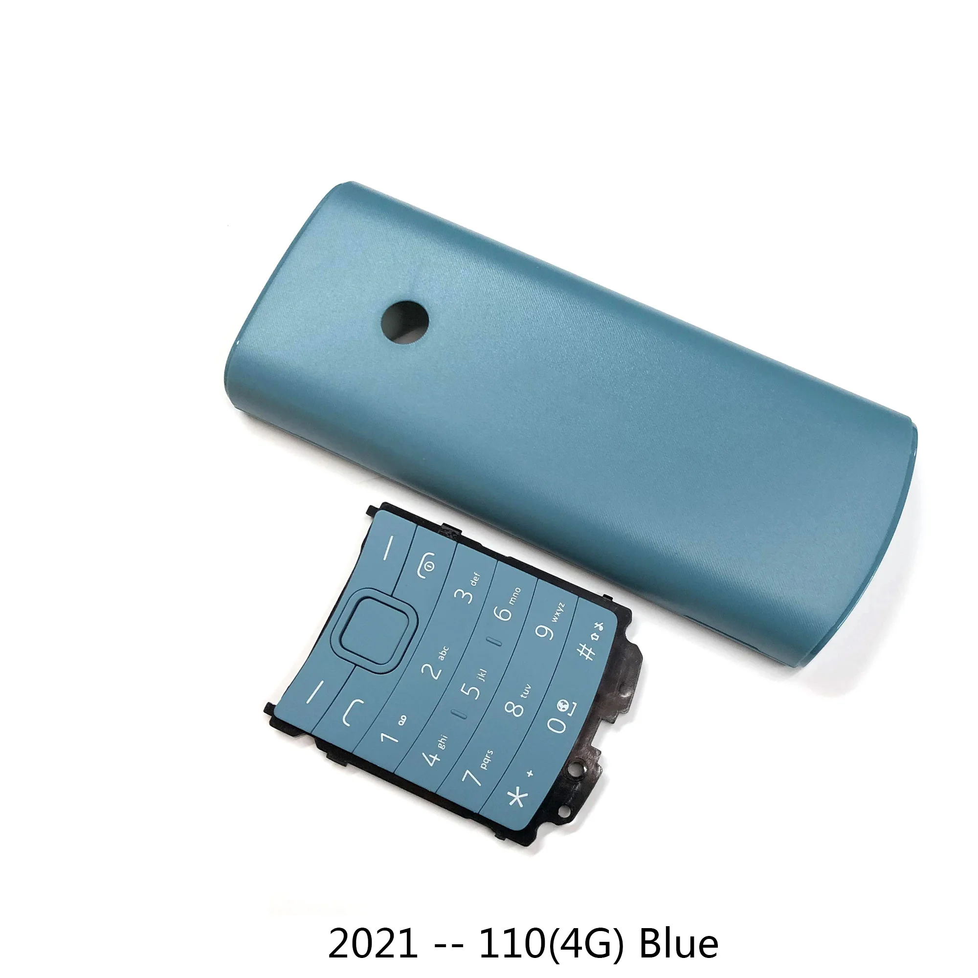 Phone Housing Cover For Nokia 2021 105 4G AT 1389 110 4G case Keypad Back Battery Mobile Phone Case Dual card version