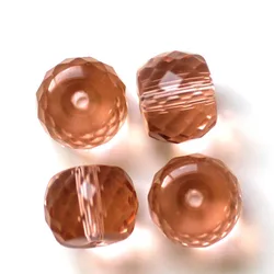 Austrian Facet Crystal 10x8mm Drum Column Shape Glass Spacer Loose Bead 100pcs Jewelry Handwork Bracelet Making DIY Accessory