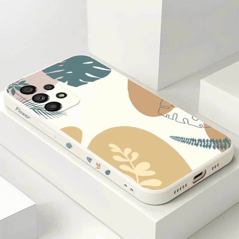 

Tropical Greenery Case For Samsung Galaxy A73 A53 A33 A23 A13 A03 A72 A52 A52S A32 A22 A12 A02 A02S A71 A51 A31 A21S 4G 5G Cover