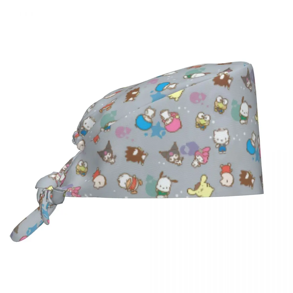 

Pom Pom Purin Hello Kitty Melody Hospita Medical Nursing Surgical Cap Cartoon Nurse Dentist Spa Work Caps Hat Unisex Scrubs Caps