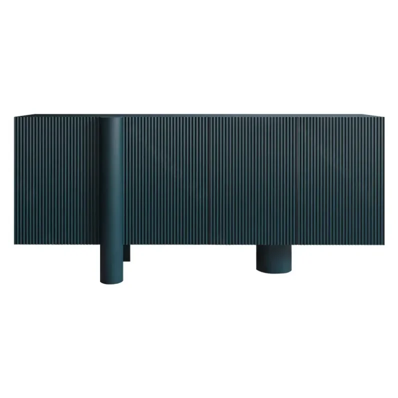 

L**Italian light luxury dining side tea cabinet high-grade dark blue storage entrance high-end dining cabinet
