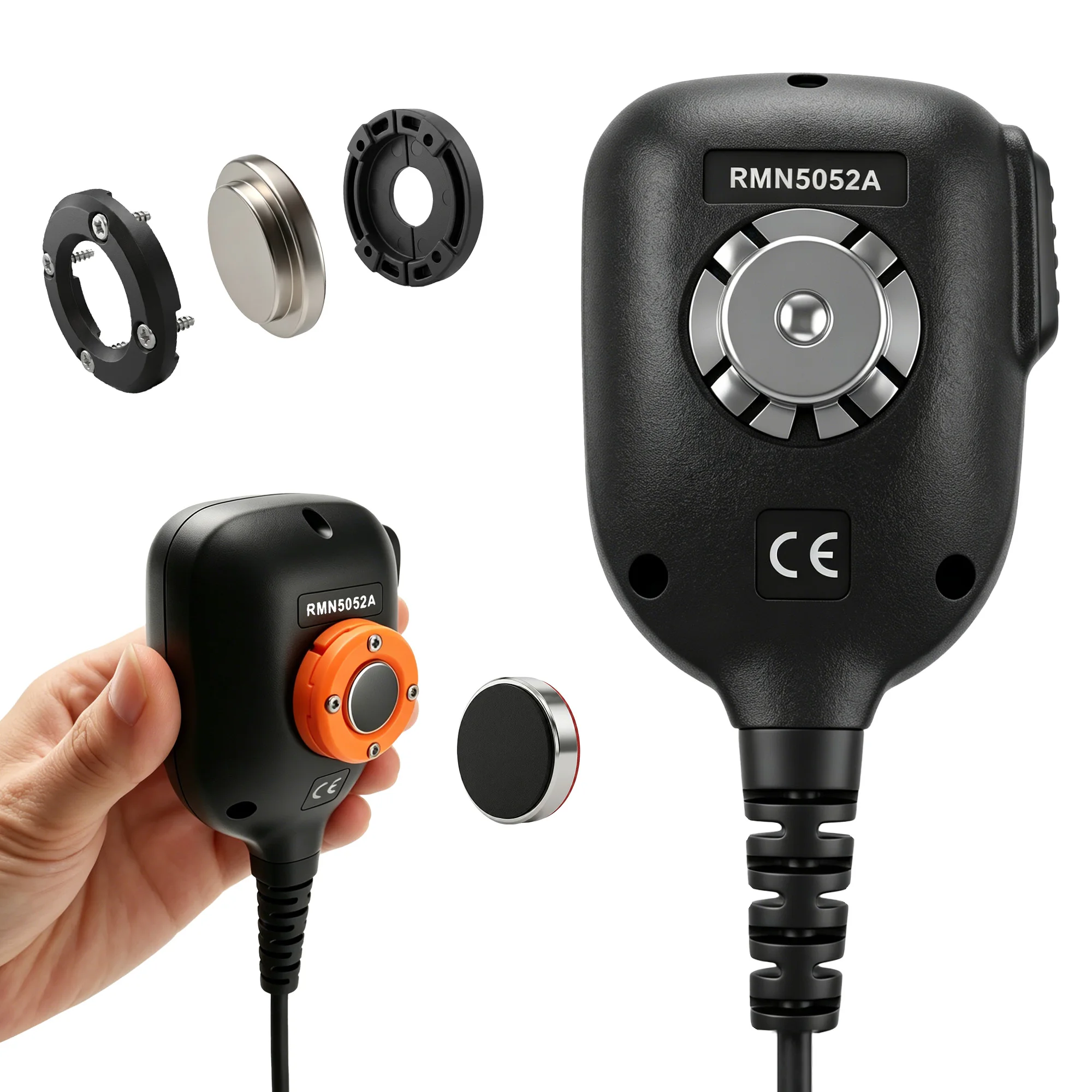 Universal Magnetic Back Clip for Walkie Talkie Speaker Mic Two Way Radio Accessories