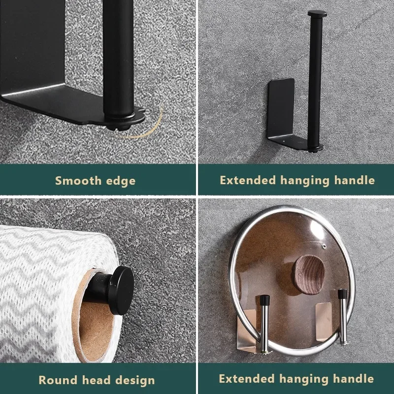 No-Drill Under-Cabinet Paper Towel Holder 3