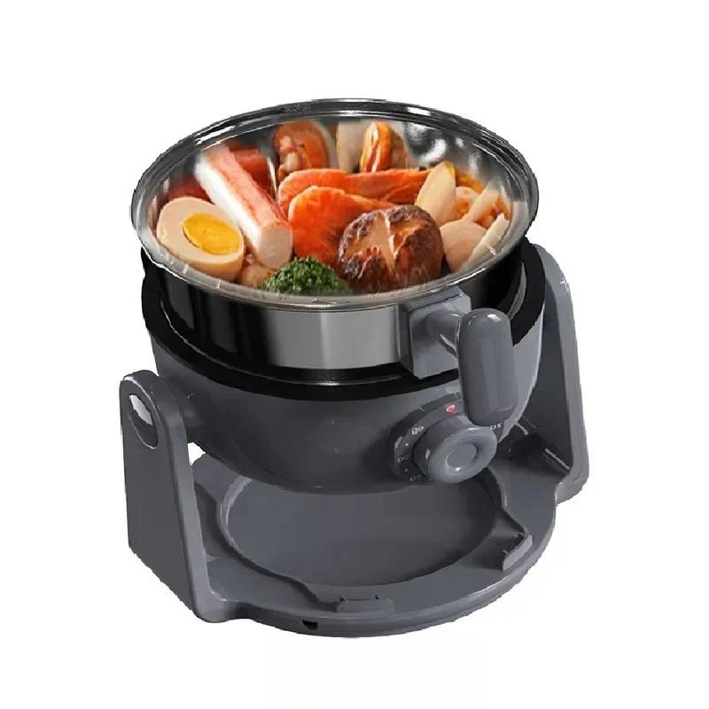 Mini Flip Air Fryer with Grilling and Frying Function for Home Hotel RV Kitchen Appliance