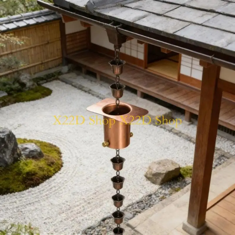 X22D Replacement Rain Chain Gutter Adapter Easily Install for Outdoor Downspout Outlet Practical Stable Repair Part