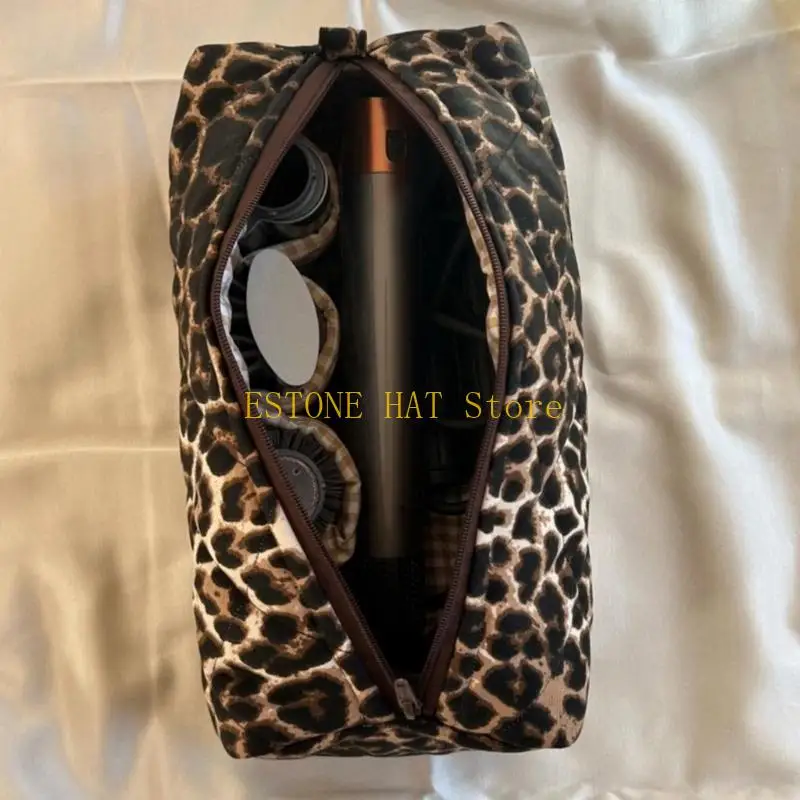 49MF Spacious Quilted Storage Bag For Accessories And Daily Essential Management
