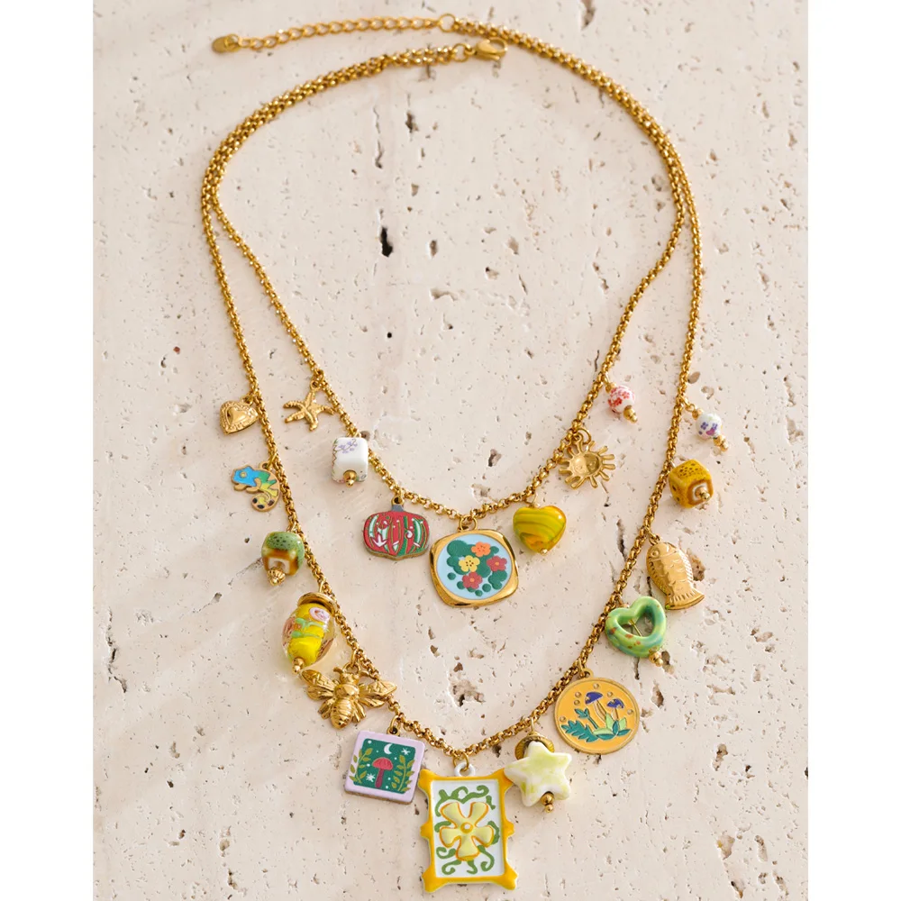 Thumbnail 2 - #16 Newest Layered Chain Necklaces