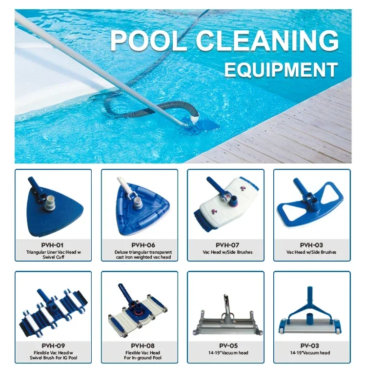 Factory Direct Swimming Pool Cleaning Tools And Accessories Full Set Manual Pool Cleaner For Sale