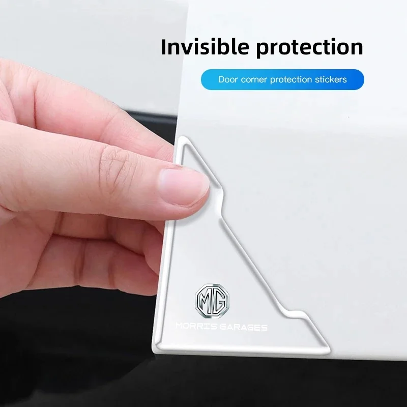 

4Pcs Silicone Car Door Corner Protector for MG ZS EV HS EHS PHEV MG3 MG4 MG5 MG6 MG7 GT ZR Anti Collision Buffer Guard Sticker