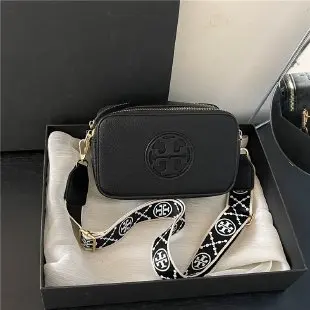 حقيبة كروس نسائية جلدية عصرية حقيبة كتف ذات علامة تجارية فاخرة محفظة نسائية مع حقيبة كاميرا منقوشة بحروف للنساء #4