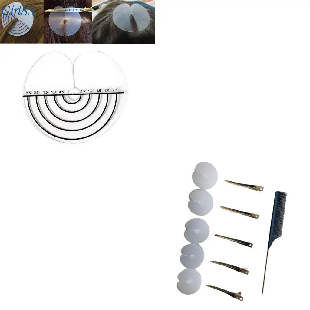 مجموعة وصلات شعر دائمة غير مشوهة مقاومة للحرارة، مناسبة للسفر T4MB #1