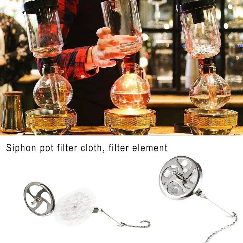 Siphon Coffee Filters Coffee Filter Cloth Suitable For Installing Siphon Coffee Pot Reusable Syphon Pots Accessories