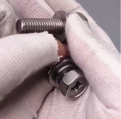

M3 M4 M5 M6 M8 M10 External Phillips Hex Hexagon Head Screw Bolts with Washer Gaskets Stainless Steel SEMS Screws