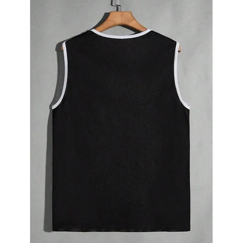 Summer Men\'s New Fashion James 23 Jersey Mesh Sweat-Absorbing Basketball Jerseys Comfortable Breathable Leisure Sports Tank Top
