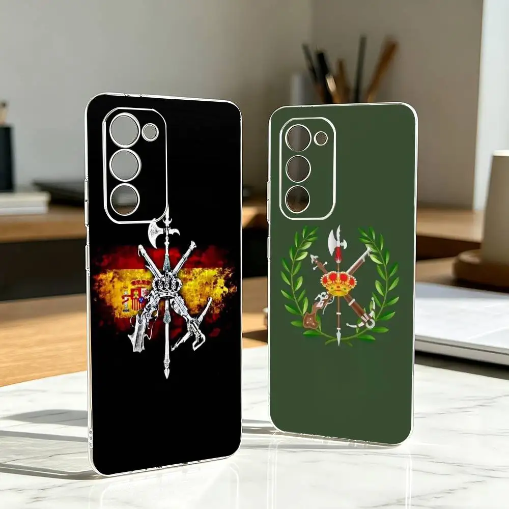 S-Spanish Legion commemorative design  Phone Case For Samsung Galaxy A73,A72,A71,A70,A53,A52,A51,Others Soft Transparent Cover