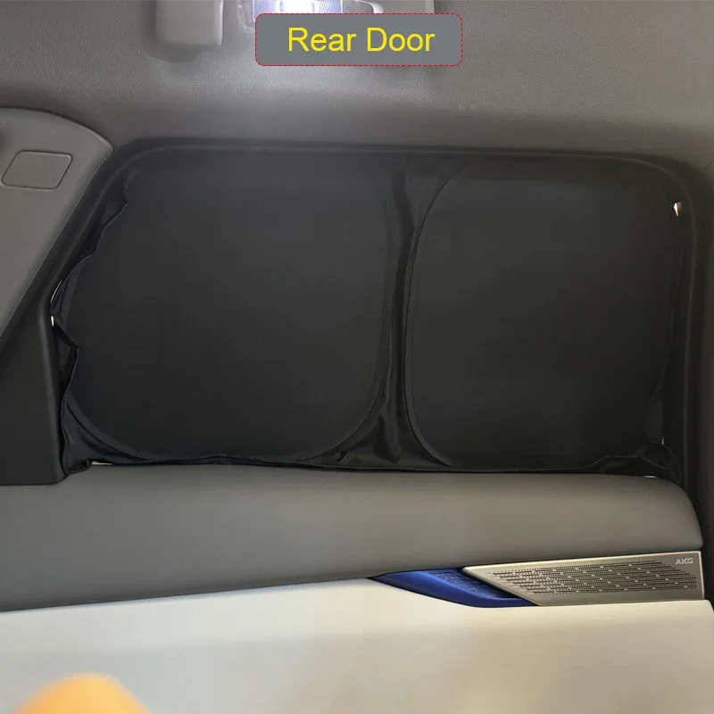 

For Cadillac OPTIQ 2025-Present Car Black Window Privacy Sunshade Auto Anti-UV Heat Insulation Protect Cover Interior Accessory