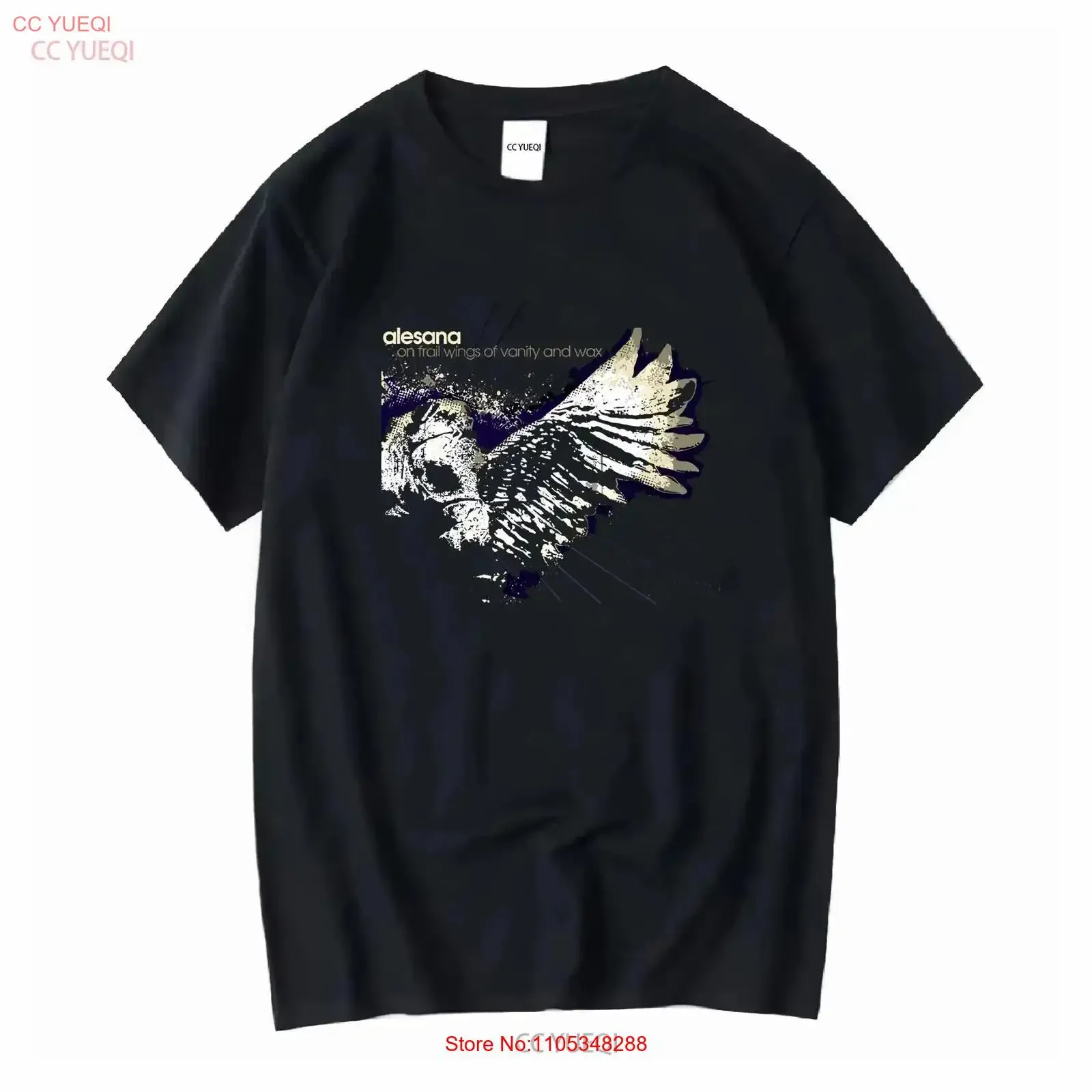 NEW Popular Alesana Band Black All Size T Shirt AC1130 vintage Washed Slightly homme streetwear Versatile graphic Comfortable