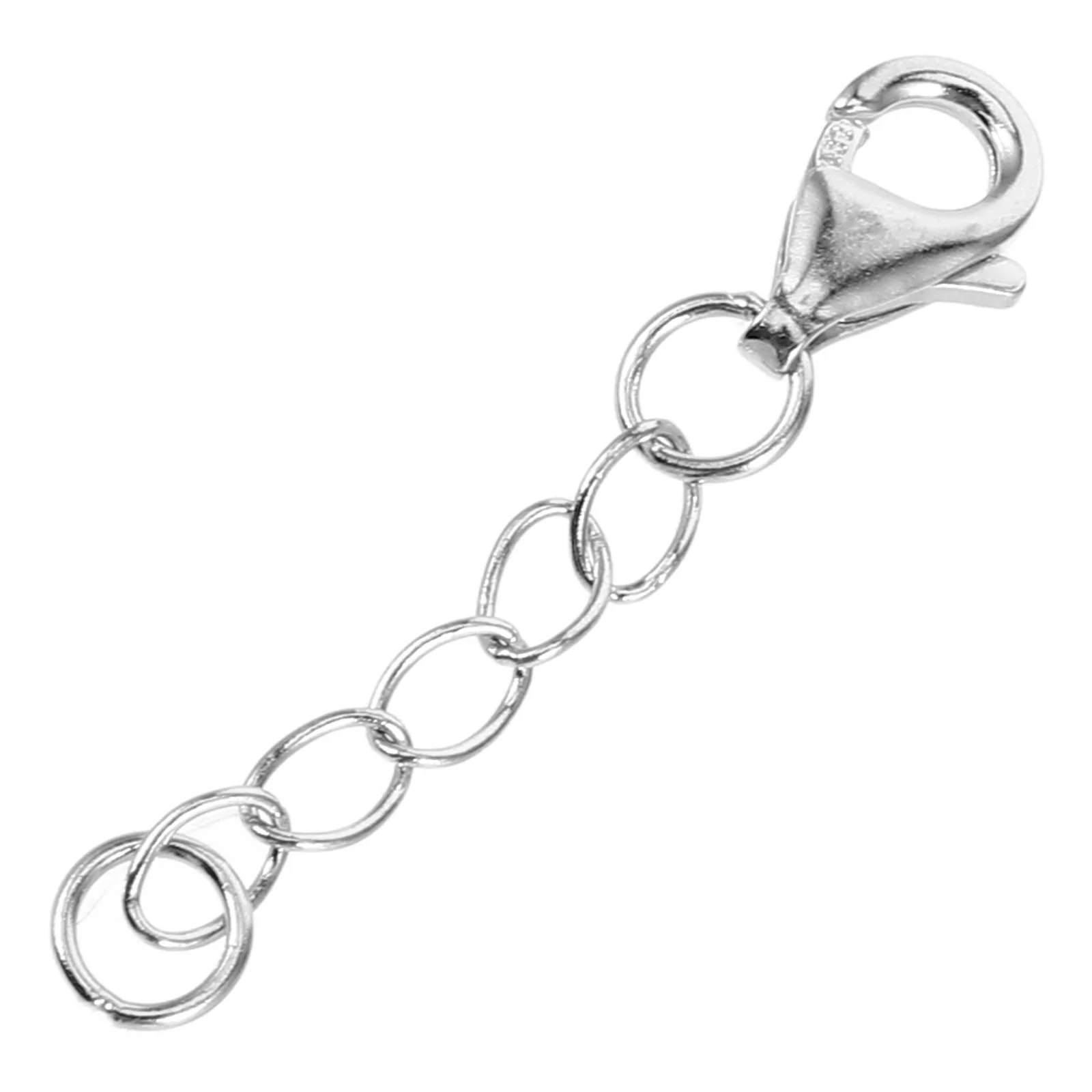 

Ожерелье из серебра 925, удлинитель цепи, регулируемая пряжка-лобстер, удлинитель хвоста для браслетов, ожерелья, принадлежности для ювелирных изделий своими руками