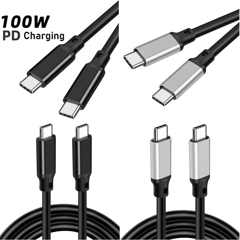 

5A PD 100W Type C Fast Charging USB-C Data Cable PD 3.0 High Power Quick Charging for Mobile Phone USB C 20cm/50cm/1/2/3m