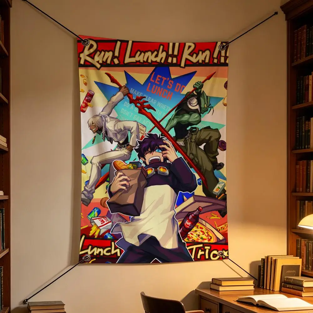 Anime Blood Blockade Battlefront Flags Personalized Flag Room Dorm Camping Picnic Garage Bar Indoor Outdoor Wall Decor