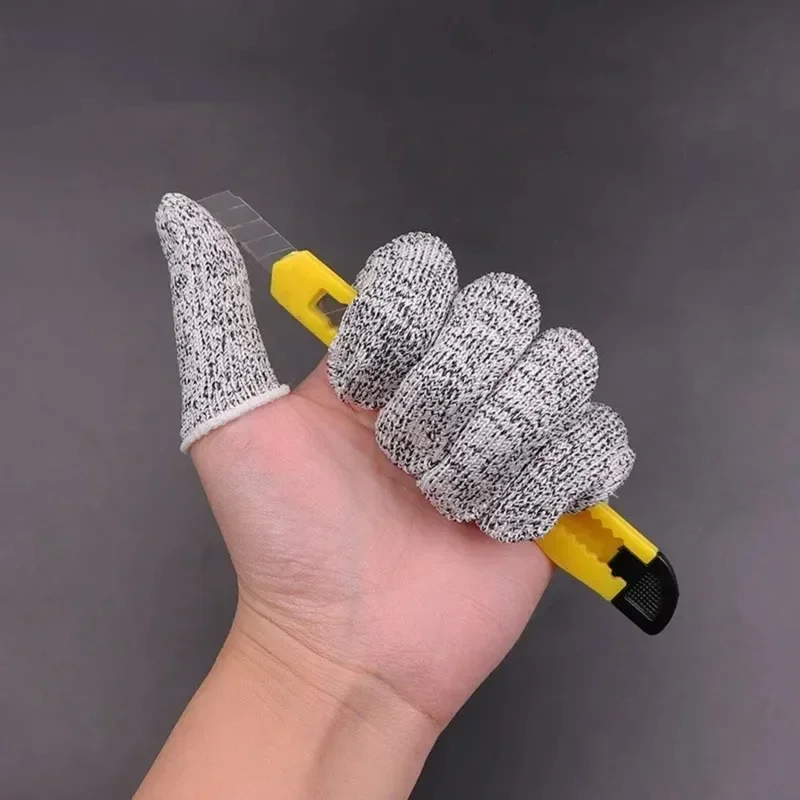 10/20 Pcs Anti-cut Finger Protector Finger Cover Kitchen Tool Thumb Knife Picker Finger Cover Protection Cutting Finger Gadgets