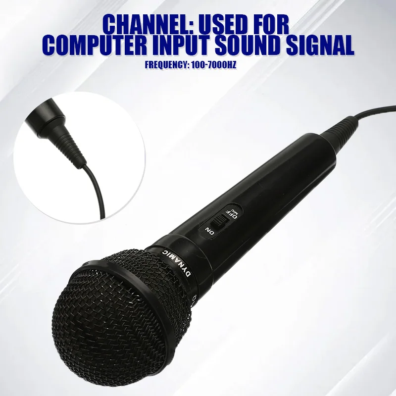 3.5Mm Có Dây Đen Bạc Di Động Công Cộng Phát KTV Karaoke Giai Đoạn Cầm Tay Lửng Với 6.5Mm