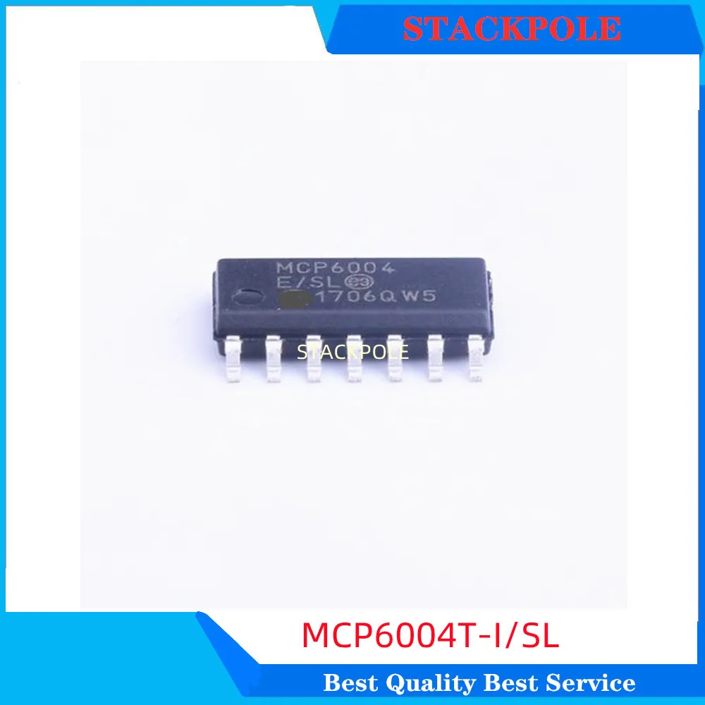 

10PCS MCP6004-I MCP6004T-I/SL MCP6004T SOP-14 SOP MCP6004 SMD MCP604-I MCP604 MCP604T MCP604T-I/SL 1 MHz, Low-Power Op Amp