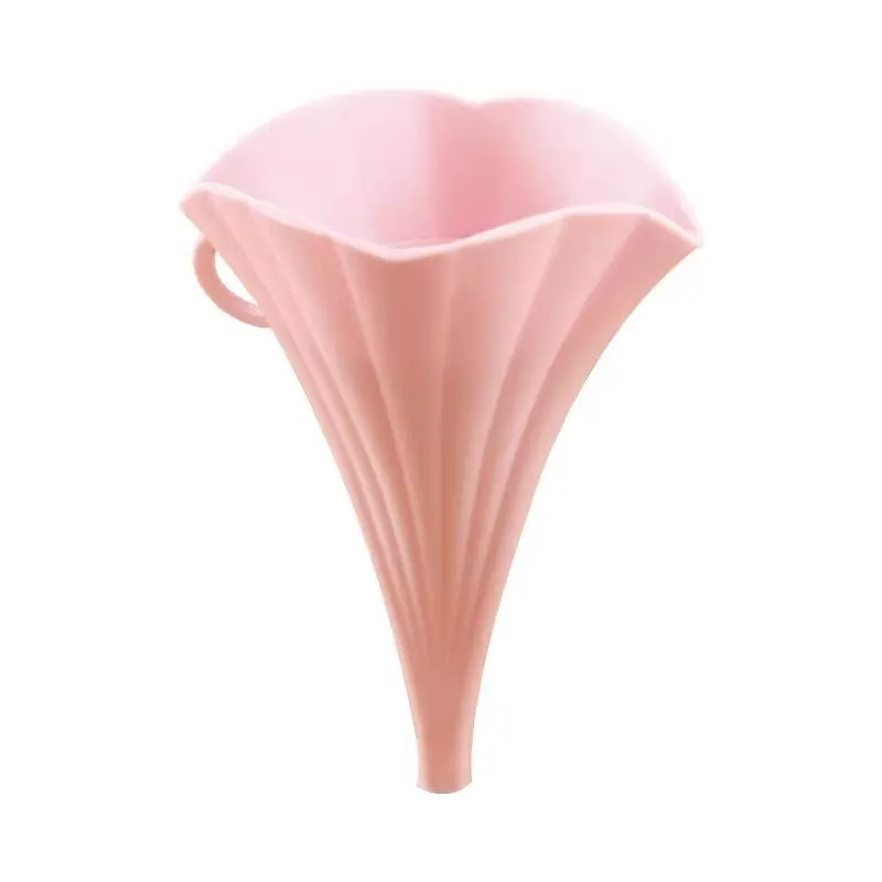 Creative Folding Mini Large Caliber Funnel Kitchen Supplies Silicone Home Liquid Dispensing Oil Funnel
