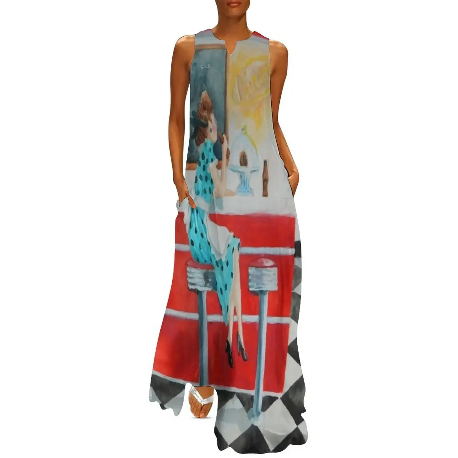 

Diner Long Dress Prom gown Woman's evening dress Summer women's clothing luxury women's party dress evening prom