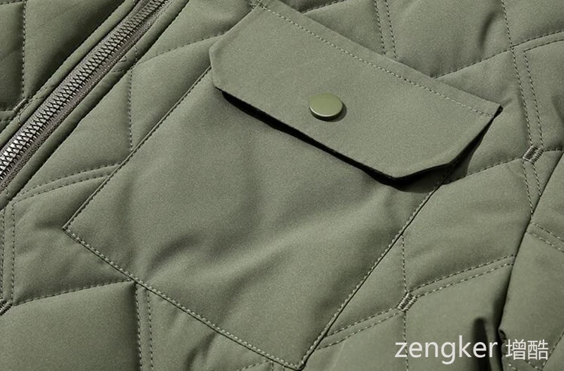 Plus Size Men's Winter Padded Jackets - Thick Quilted Baseball Collar Coats Warm Cotton-padded Outerwear for Fall & Winter