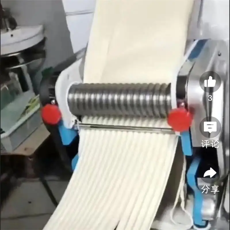 Máquina amasadora automática de fideos, rodillo eléctrico para polvo de patata, fabricante redondo de 8MM, 10MM, 12MM y 15MM