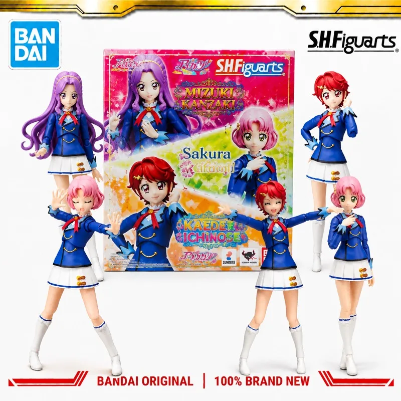 En stock, figura de acción  de Bandai, modelo S H Figuarts Aikatsu Ichinose