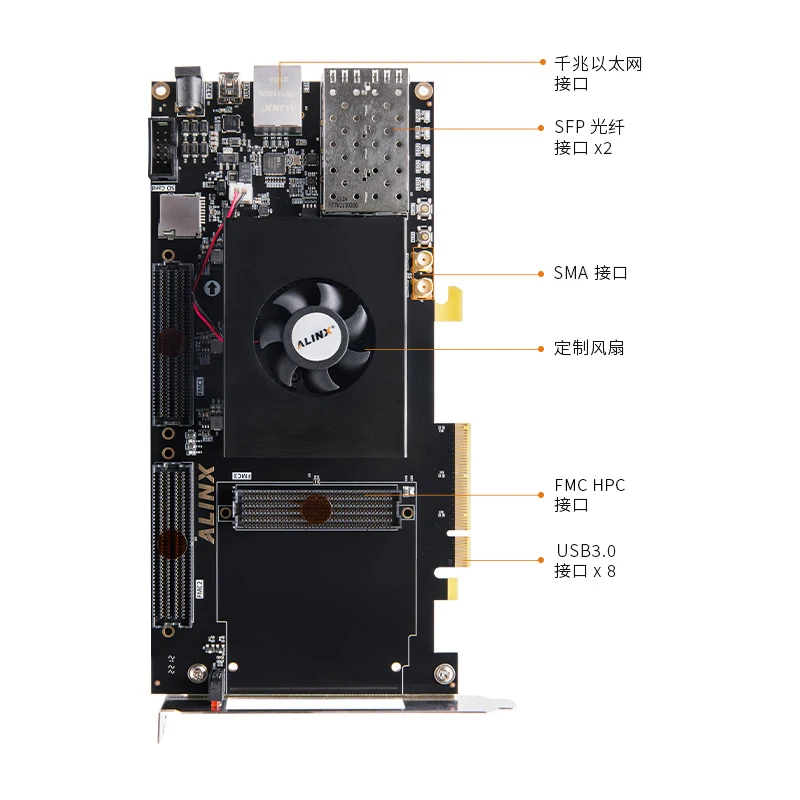 ALINX AXKU042 AXKU062: Xilinx Kintex UltraScale PCIE 3. 0 FPGA Board SFP