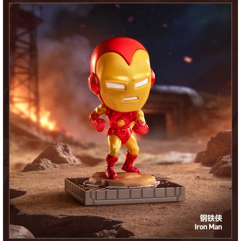 

POP MART Marvel Infinity Saga Series Blind Box | Iron Man Collectible PVC Figure Action Superhero Toy Desktop Decor Gift