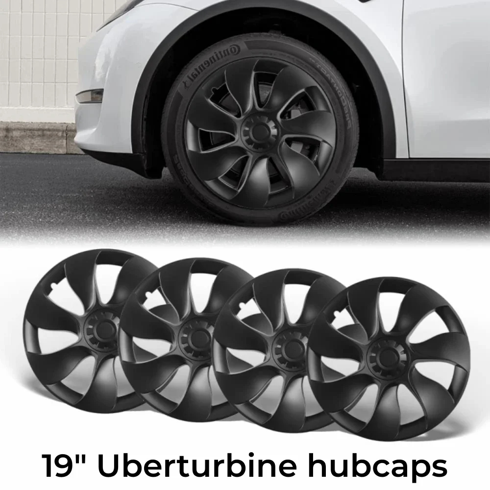 For Model Y Wheel Cover 19 Inch Hubcaps Full Edge Protection Hub Caps Replacement Wheel Cap Kit For  Model Y Ubertuebine