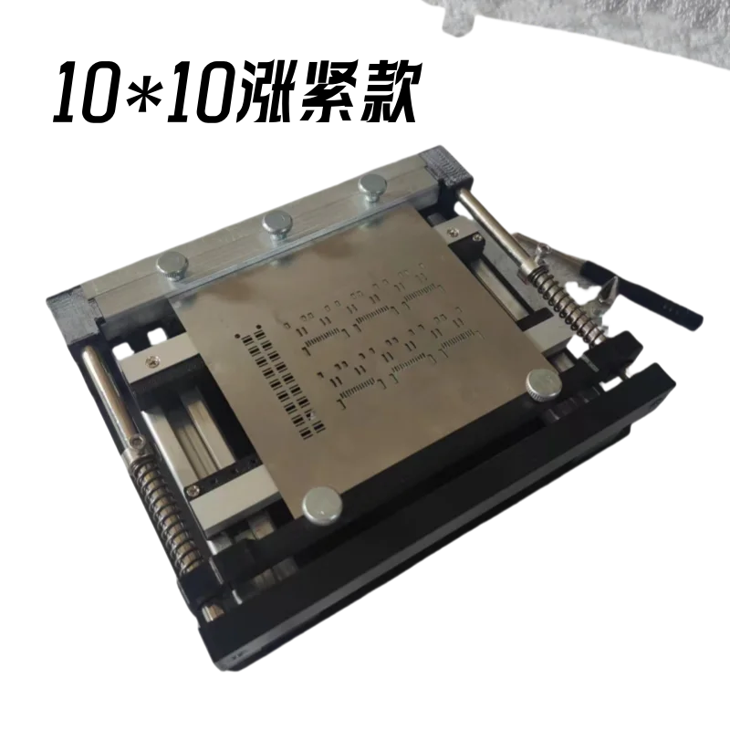 PCB Stencil Solder Paste Printer Manual Bench Top for SMT Prototype Small Screen Printing