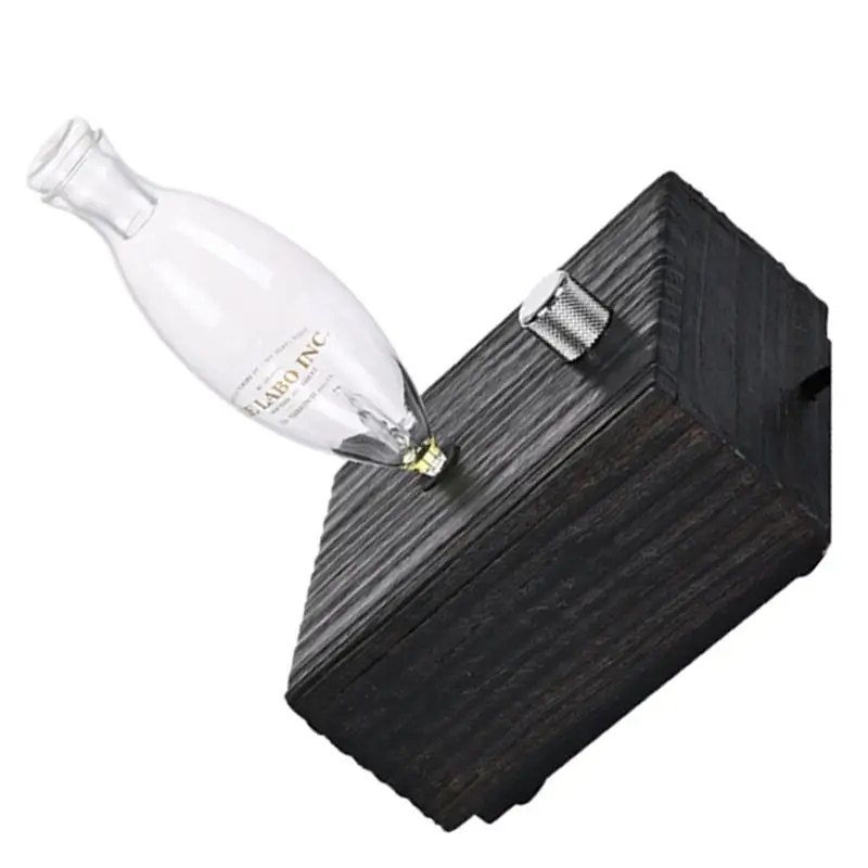 ABKI-Nebulizer Безводный диффузор для чистого эфирного масла Электрический деревянный стеклянный диффузор для ароматерапии